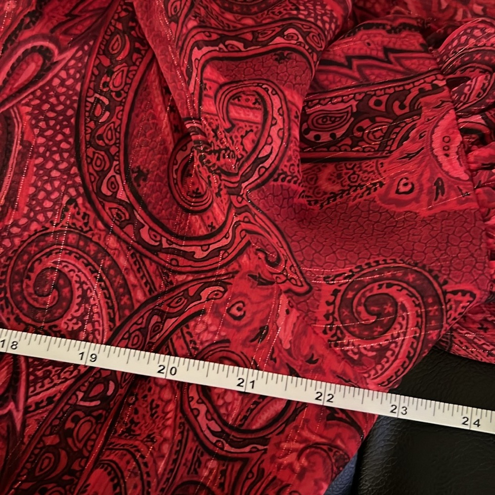 Tommy Hilfiger metallic thread paisley maxi dress - Picture 9 of 9